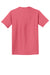 Port & Company PC099 Mens Beach Wash Short Sleeve Crewneck T-Shirt Fruit Punch Pink Flat Back