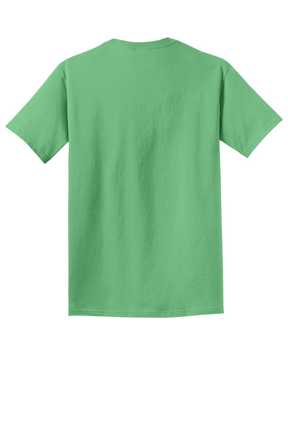 Port & Company PC099 Mens Beach Wash Short Sleeve Crewneck T-Shirt Guacamole Green Flat Back