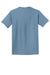 Port & Company PC099 Mens Beach Wash Short Sleeve Crewneck T-Shirt Mist Blue Flat Back