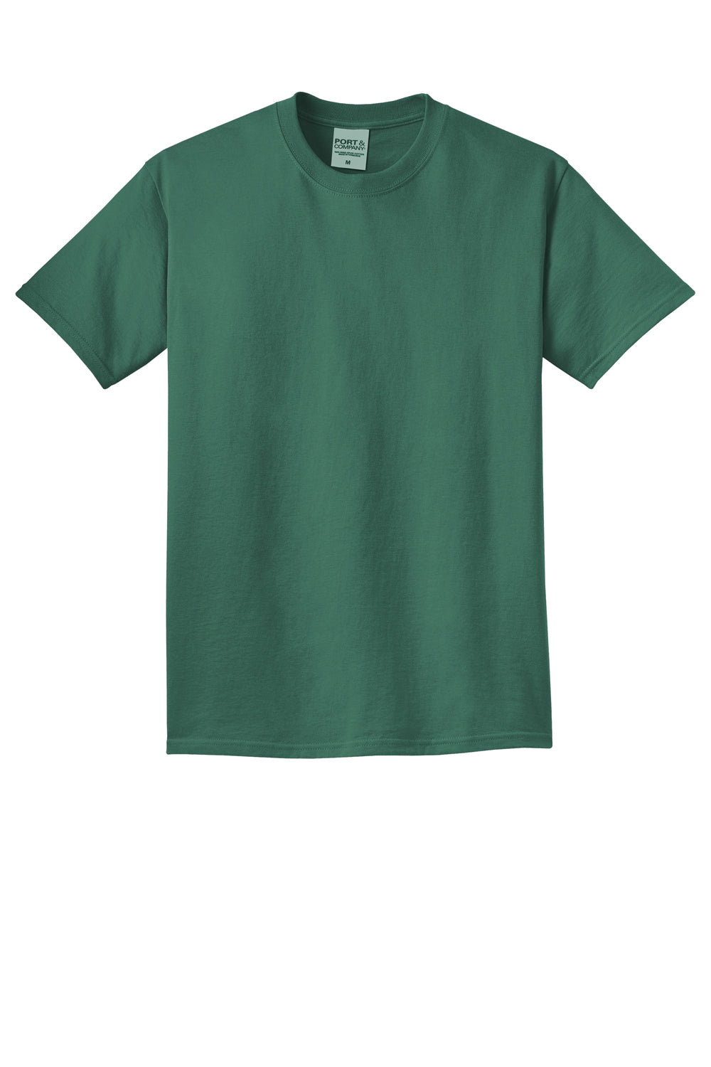 Port & Company PC099 Mens Beach Wash Short Sleeve Crewneck T-Shirt Nordic Green Flat Front