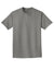 Port & Company PC099 Mens Beach Wash Short Sleeve Crewneck T-Shirt Pewter Grey Flat Front