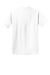 Port & Company PC099 Mens Beach Wash Short Sleeve Crewneck T-Shirt White Flat Back