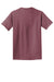 Port & Company PC099 Mens Beach Wash Short Sleeve Crewneck T-Shirt Wineberry Flat Back