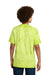 Port & Company PC145Y Youth Crystal Tie-Dye Short Sleeve Crewneck T-Shirt Lemon Lime Model Back