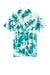 Port & Company PC145 Mens Crystal Tie-Dye Short Sleeve Crewneck T-Shirt Teal Blue Flat Back