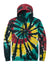 Port & Company PC146 Mens Tie-Dye Fleece Hooded Sweatshirt Hoodie Island Flat Front