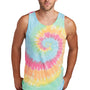 Port & Company Mens Tie-Dye Tank Top - Pastel Rainbow