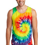 Port & Company Mens Tie-Dye Tank Top - Rainbow