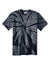 Port & Company PC147 Mens Tie-Dye Short Sleeve Crewneck T-Shirt Black Flat Front