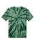 Port & Company PC147 Mens Tie-Dye Short Sleeve Crewneck T-Shirt Forest Green Flat Back