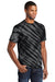 Port & Company PC148 Mens Tie-Dye Short Sleeve Crewneck T-Shirt Black Model 3q