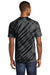 Port & Company PC148 Mens Tie-Dye Short Sleeve Crewneck T-Shirt Black Model Back