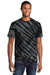 Port & Company PC148 Mens Tie-Dye Short Sleeve Crewneck T-Shirt Black Model Front