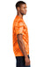 Port & Company PC148 Mens Tie-Dye Short Sleeve Crewneck T-Shirt Orange Model Side