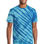 Port & Company Mens Tie-Dye Short Sleeve Crewneck T-Shirt - Royal Blue