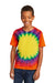 Port & Company PC149Y Youth Tie-Dye Short Sleeve Crewneck T-Shirt Rainbow Model Front