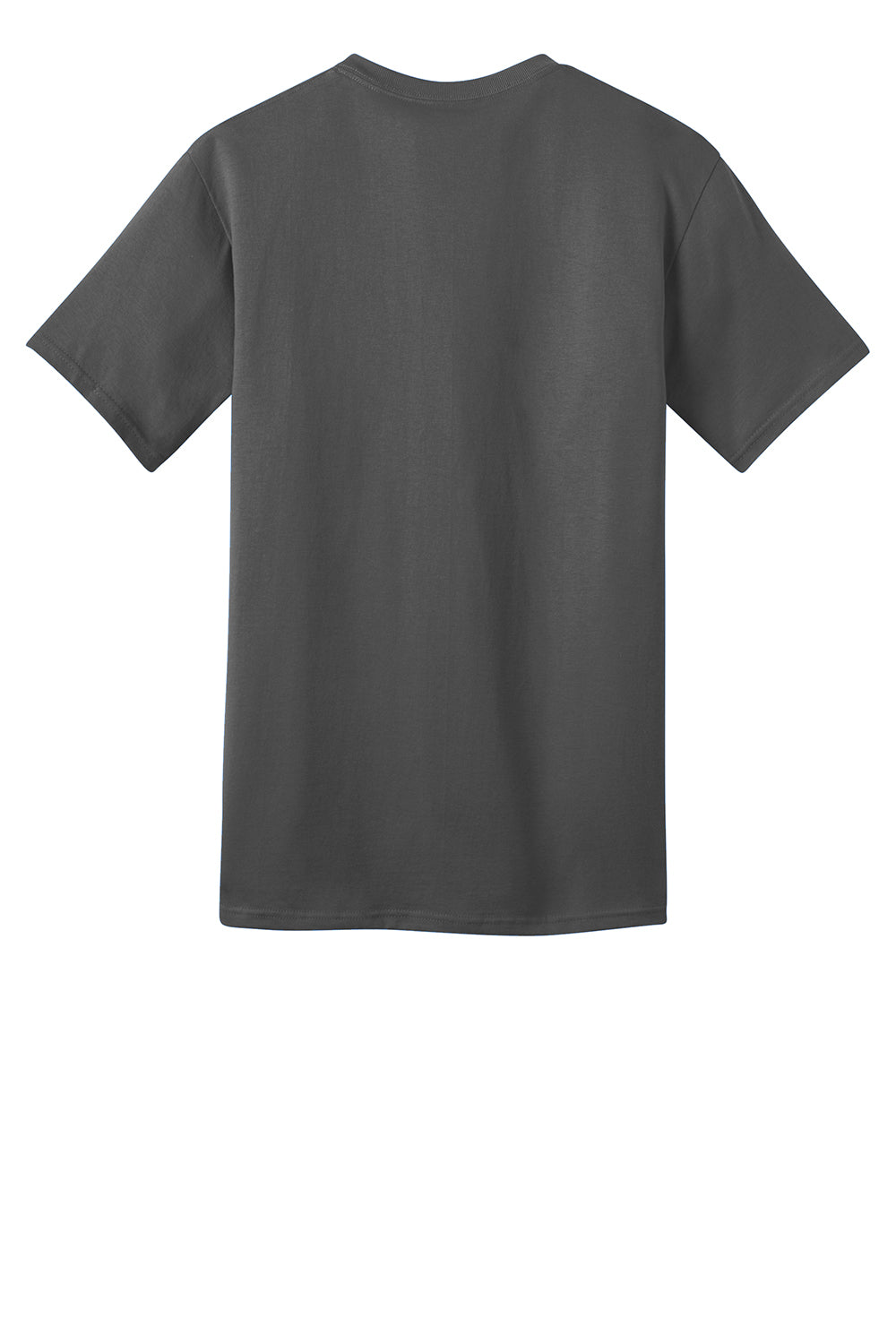 Port & Company PC150 Mens Short Sleeve Crewneck T-Shirt Charcoal Grey Flat Back