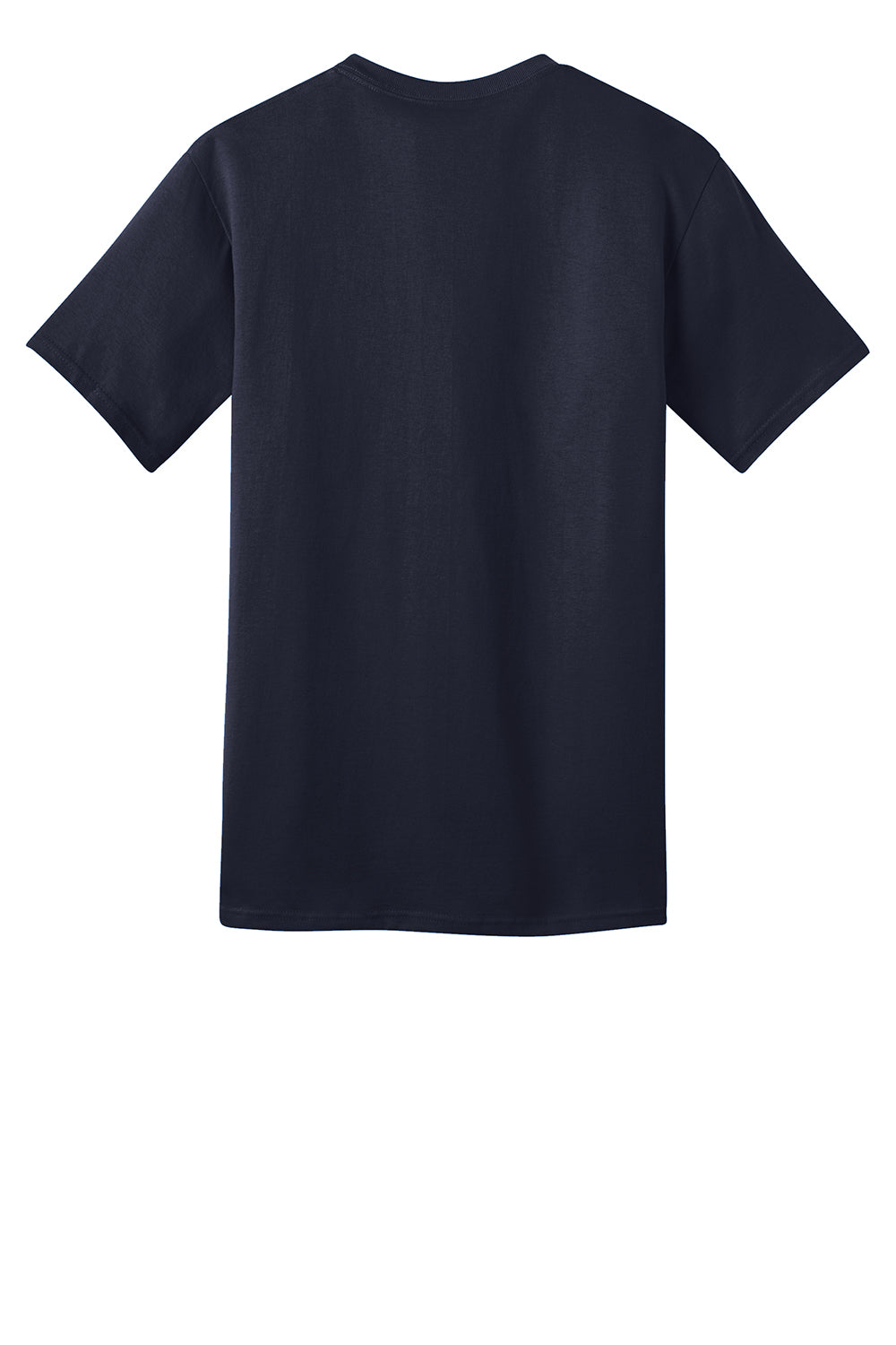 Port & Company PC150 Mens Short Sleeve Crewneck T-Shirt Navy Blue Flat Back