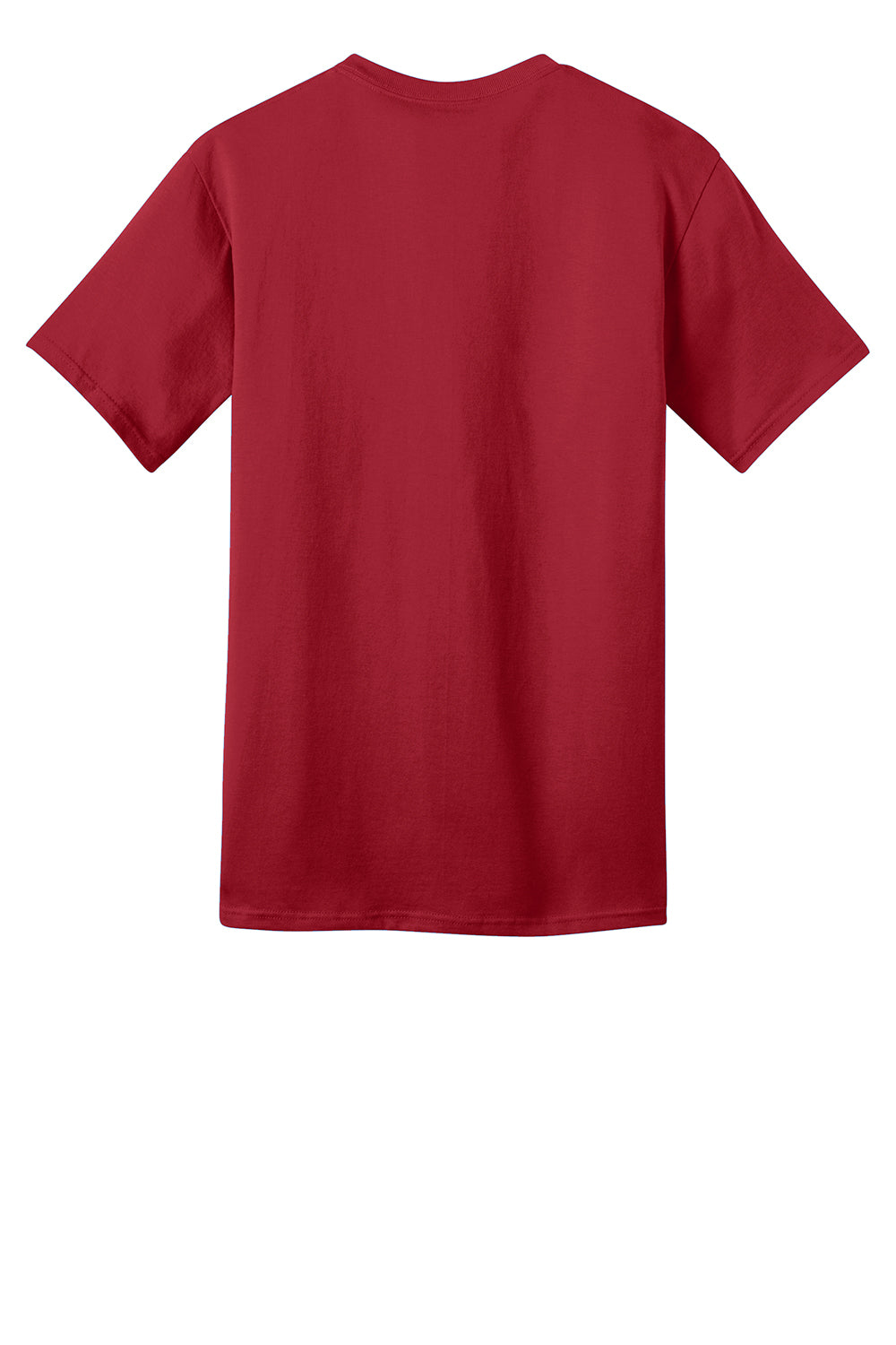 Port & Company PC150 Mens Short Sleeve Crewneck T-Shirt Red Flat Back