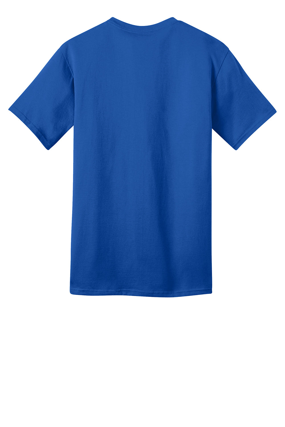 Port & Company PC150 Mens Short Sleeve Crewneck T-Shirt Royal Blue Flat Back