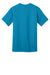 Port & Company PC150 Mens Short Sleeve Crewneck T-Shirt Turquoise Blue Flat Back