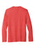 Port & Company PC330LS Mens Long Sleeve Crewneck T-Shirt Heather Bright Red Flat Back