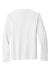 Port & Company PC330LS Mens Long Sleeve Crewneck T-Shirt White Flat Back