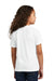 Port & Company PC330Y Youth Short Sleeve Crewneck T-Shirt White Model Back