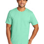 Port & Company Mens Short Sleeve Crewneck T-Shirt - Heather Jadeite Green - NEW