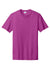 Port & Company PC330 Mens Short Sleeve Crewneck T-Shirt Heather Raspberry Pink Flat Front