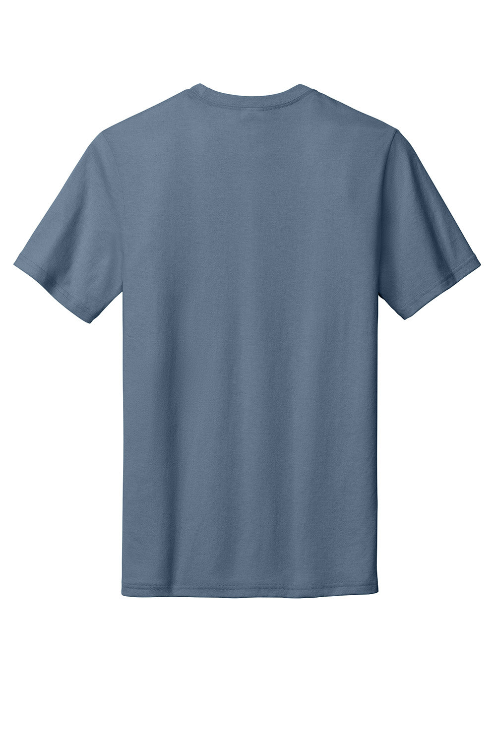 Port & Company PC330 Mens Short Sleeve Crewneck T-Shirt Heather Steel Blue Flat Back