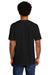 Port & Company PC330 Mens Short Sleeve Crewneck T-Shirt Black Model Back