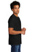 Port & Company PC330 Mens Short Sleeve Crewneck T-Shirt Black Model Side