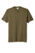 Port & Company PC330 Mens Short Sleeve Crewneck T-Shirt Heather Coyote Brown Flat Front