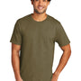 Port & Company Mens Short Sleeve Crewneck T-Shirt - Heather Coyote Brown