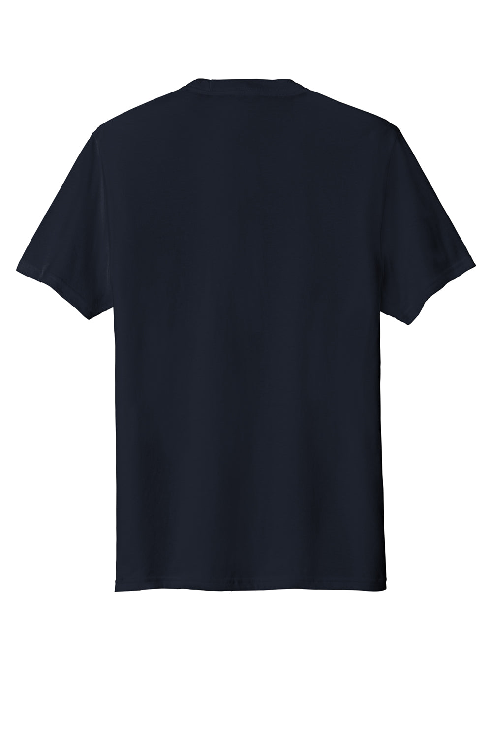 Port & Company PC330 Mens Short Sleeve Crewneck T-Shirt Deep Navy Blue Flat Back