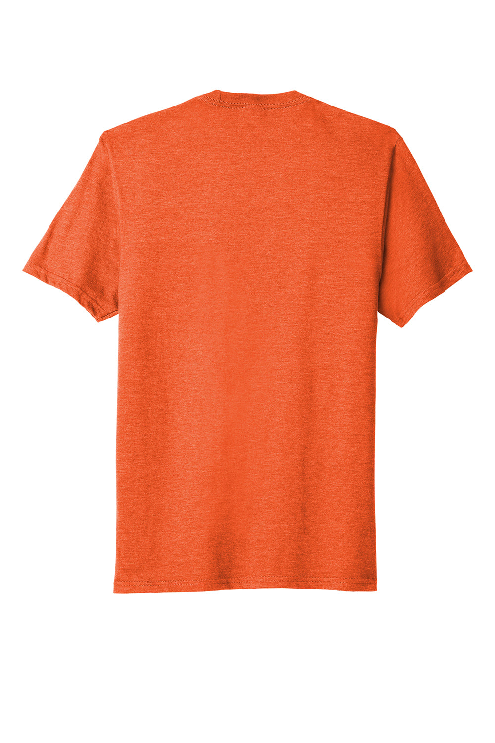 Port & Company PC330 Mens Short Sleeve Crewneck T-Shirt Heather Deep Orange Flat Back