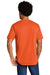 Port & Company PC330 Mens Short Sleeve Crewneck T-Shirt Heather Deep Orange Model Back