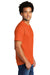 Port & Company PC330 Mens Short Sleeve Crewneck T-Shirt Heather Deep Orange Model Side