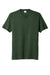 Port & Company PC330 Mens Short Sleeve Crewneck T-Shirt Heather Forest Green Flat Front