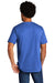 Port & Company PC330 Mens Short Sleeve Crewneck T-Shirt Heather Royal Blue Model Back