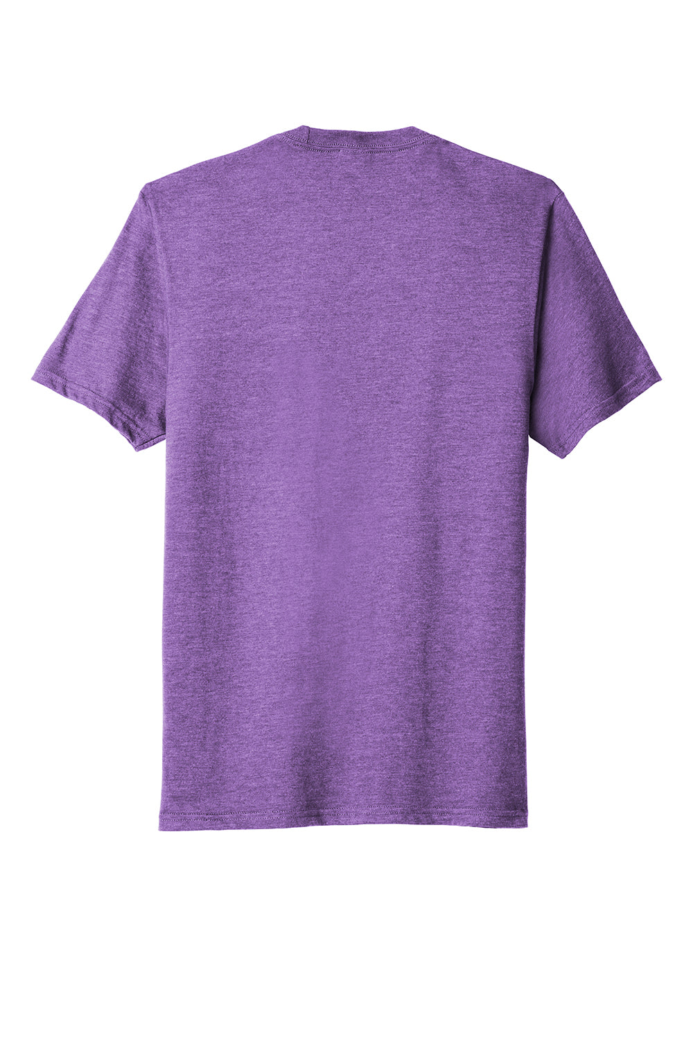 Port & Company PC330 Mens Short Sleeve Crewneck T-Shirt Heather Team Purple Flat Back