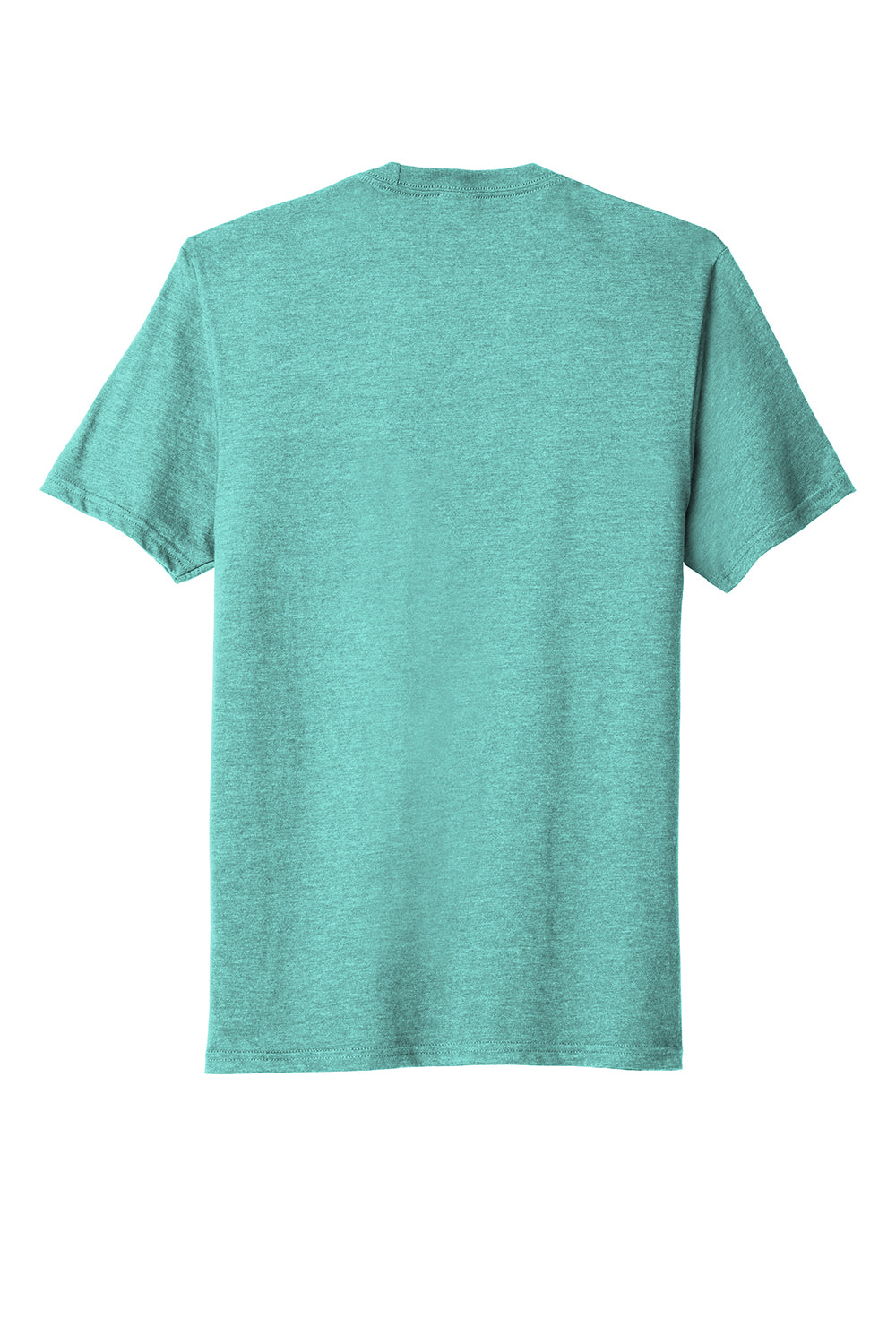 Port & Company PC330 Mens Short Sleeve Crewneck T-Shirt Heather Vivid Teal Green Flat Back