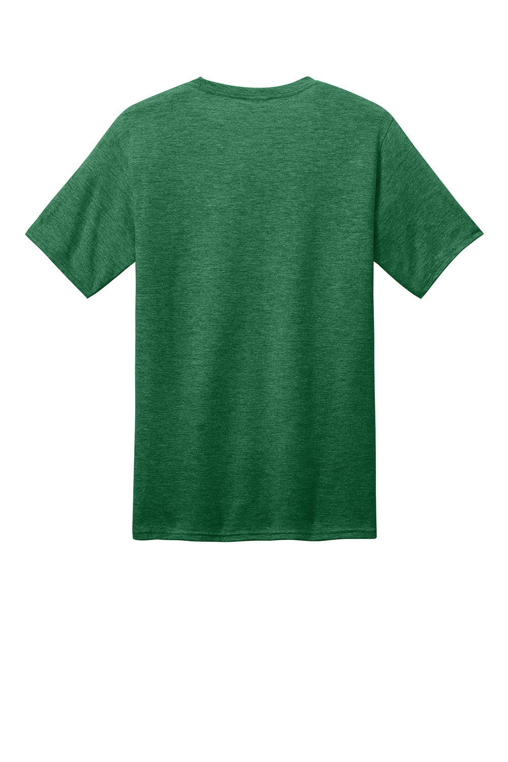 Port & Company PC340 Mens CVC Short Sleeve Crewneck T-Shirt Heather Athletic Kelly Green Flat Back