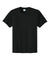 Port & Company PC340 Mens CVC Short Sleeve Crewneck T-Shirt Black Flat Front