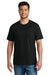 Port & Company PC340 Mens CVC Short Sleeve Crewneck T-Shirt Black Model Front