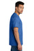 Port & Company PC340 Mens CVC Short Sleeve Crewneck T-Shirt Heather Royal Blue Model Side