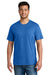 Port & Company PC340 Mens CVC Short Sleeve Crewneck T-Shirt Royal Blue Model Front