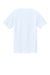 Port & Company PC340 Mens CVC Short Sleeve Crewneck T-Shirt White Flat Back