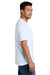 Port & Company PC340 Mens CVC Short Sleeve Crewneck T-Shirt White Model Side